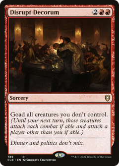 Disrupt Decorum (789) [Commander Legends: Battle for Baldur's Gate] - Deck Out Gaming
