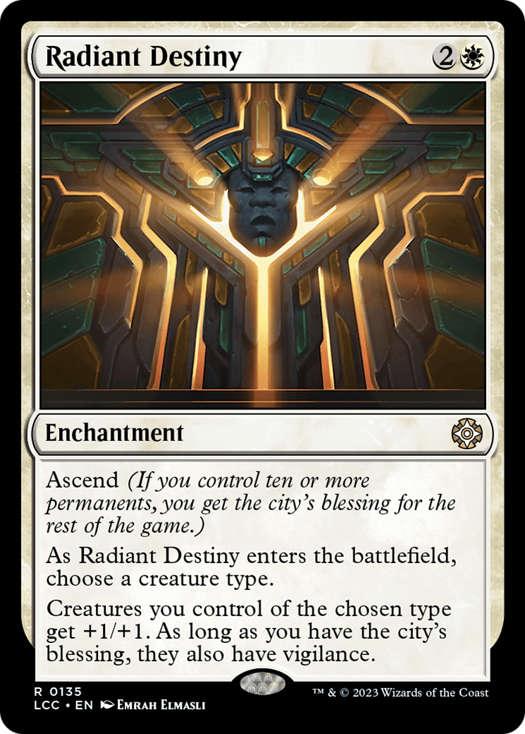Radiant Destiny (135) [The Lost Caverns of Ixalan Commander] - Deck Out Gaming