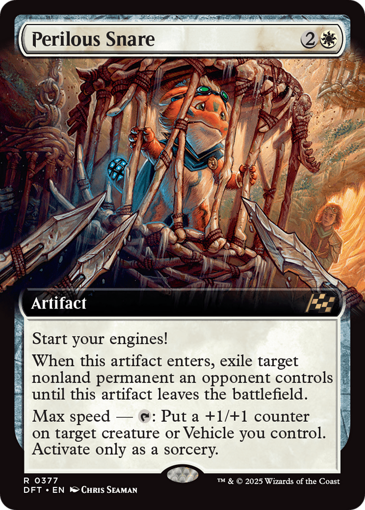 Perilous Snare (Extended Art) (377) [Aetherdrift] foil - Deck Out Gaming