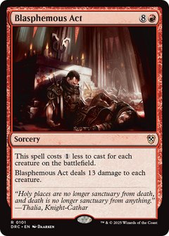 Blasphemous Act (101) [Commander: Aetherdrift] - Deck Out Gaming