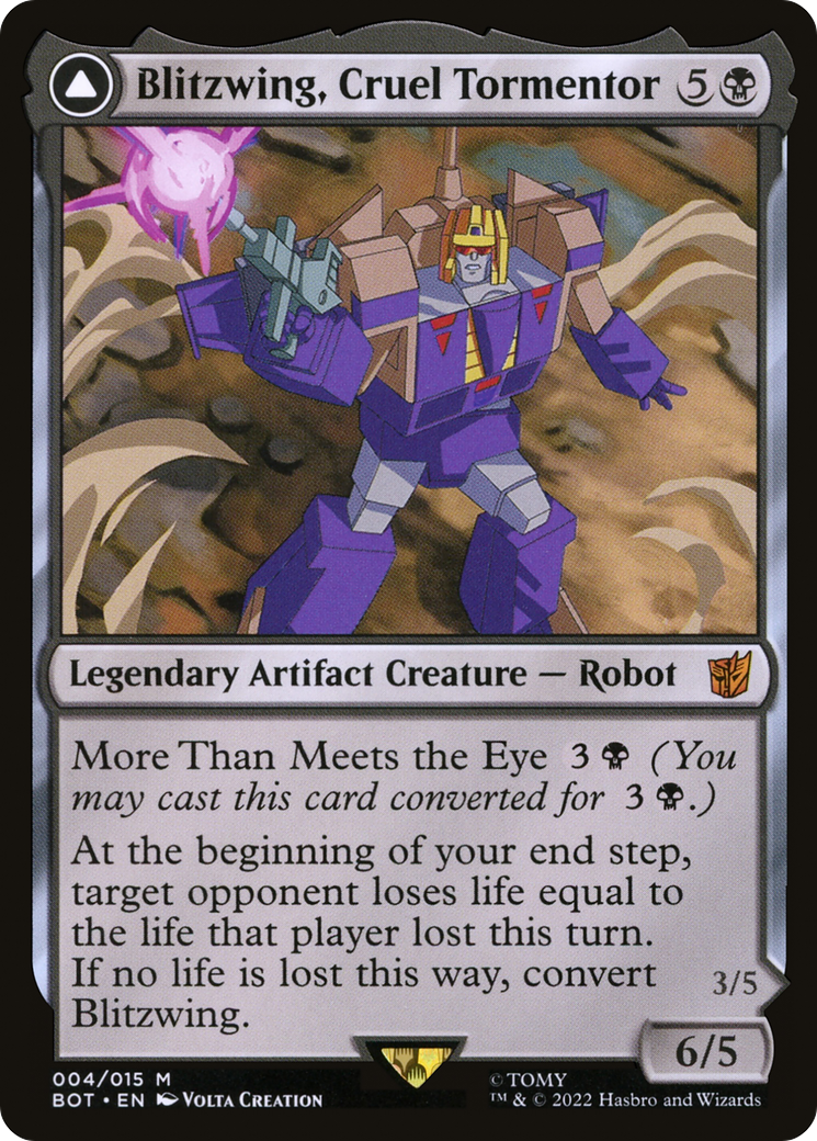 Blitzwing, Cruel Tormentor (4) [Universes Beyond: Transformers] foil - Deck Out Gaming