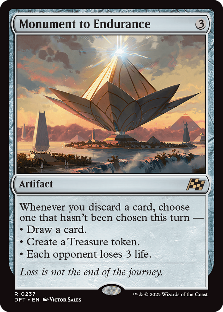 Monument to Endurance (237) [Aetherdrift] foil - Deck Out Gaming
