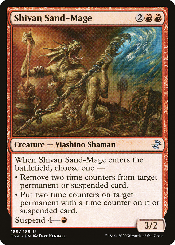 Shivan Sand-Mage (189) [Time Spiral Remastered] foil - Deck Out Gaming