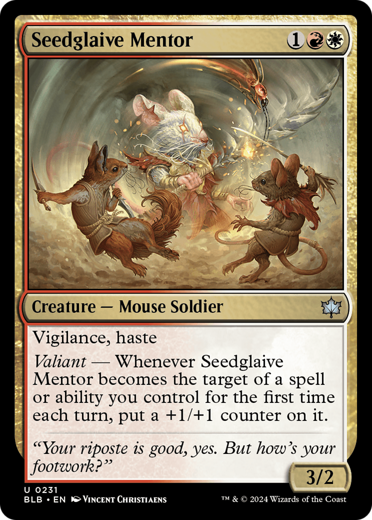 Seedglaive Mentor (231) [Bloomburrow] - Deck Out Gaming
