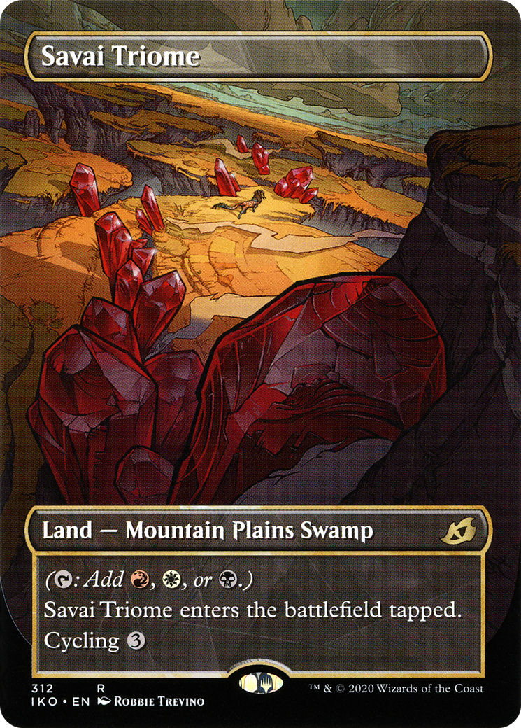 Savai Triome (Showcase) (312) [Ikoria: Lair of Behemoths] foil - Deck Out Gaming
