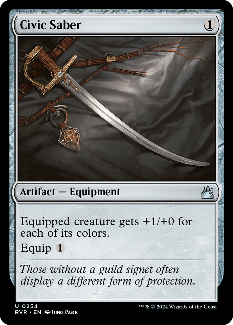 Civic Saber (254) [Ravnica Remastered] - Deck Out Gaming