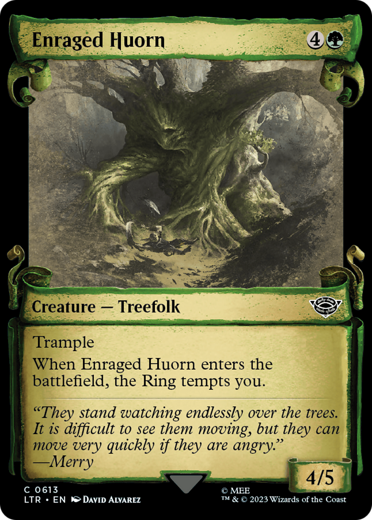 Enraged Huorn (Showcase Scrolls) (613) [The Lord of the Rings: Tales of Middle-earth] foil - Deck Out Gaming