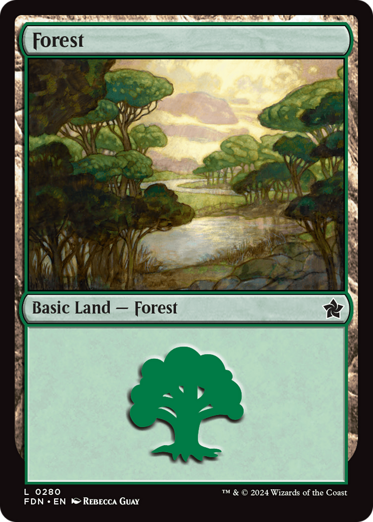 Forest (0280) (280) [Foundations] - Deck Out Gaming