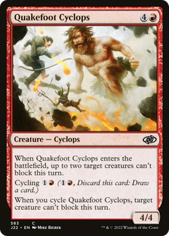 Quakefoot Cyclops (583) [Jumpstart 2022] - Deck Out Gaming