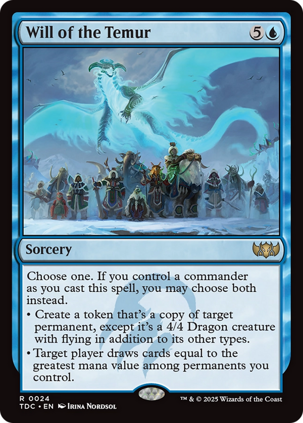 Will of the Temur (24) [Commander: Tarkir: Dragonstorm] - Deck Out Gaming