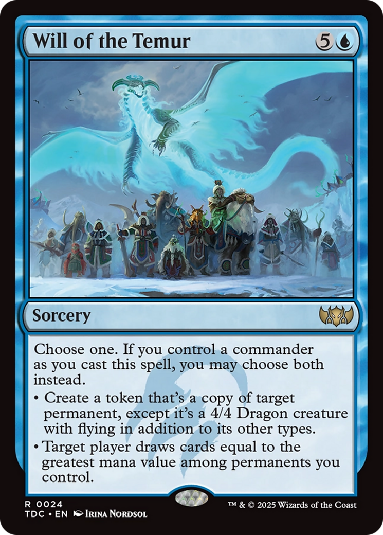 Will of the Temur (24) [Commander: Tarkir: Dragonstorm] - Deck Out Gaming