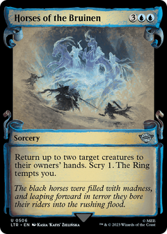 Horses of the Bruinen (Showcase Scrolls) (506) [The Lord of the Rings: Tales of Middle-earth] foil - Deck Out Gaming