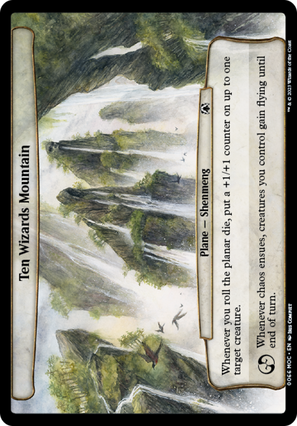 Ten Wizards Mountain (66) [March of the Machine Commander] - Deck Out Gaming