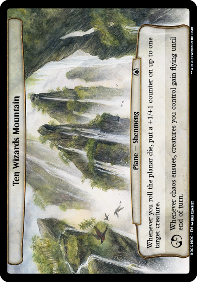 Ten Wizards Mountain (66) [March of the Machine Commander] - Deck Out Gaming