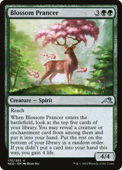 Blossom Prancer (175) [Kamigawa: Neon Dynasty] foil - Deck Out Gaming