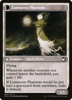 Lunarch Veteran // Luminous Phantom (27) [Innistrad: Midnight Hunt] - Deck Out Gaming