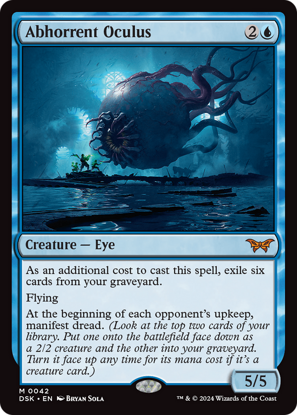 Abhorrent Oculus (42) [Duskmourn: House of Horror] foil - Deck Out Gaming