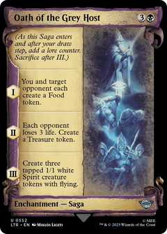 Oath of the Grey Host (Showcase Scrolls) (552) [The Lord of the Rings: Tales of Middle-earth] foil - Deck Out Gaming