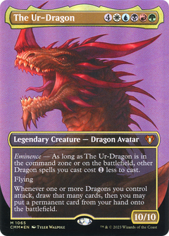 The Ur-Dragon (Textured Foil) (1065) [Commander Masters] foil - Deck Out Gaming