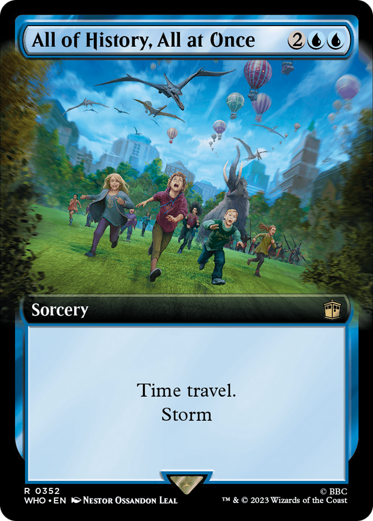 All of History, All at Once (Extended Art) (352) [Doctor Who] foil - Deck Out Gaming