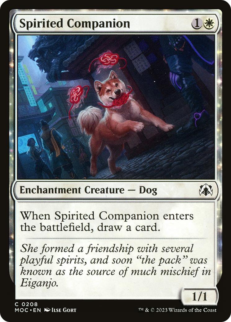 Spirited Companion (208) [March of the Machine Commander] - Deck Out Gaming