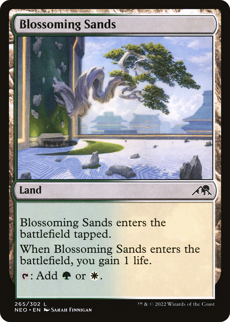 Blossoming Sands (265) [Kamigawa: Neon Dynasty] - Deck Out Gaming