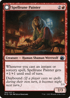 Spellrune Painter // Spellrune Howler (160) [Innistrad: Midnight Hunt] - Deck Out Gaming