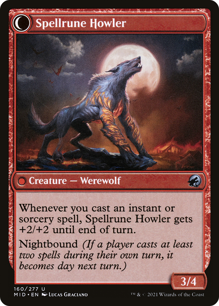 Spellrune Painter // Spellrune Howler (160) [Innistrad: Midnight Hunt] - Deck Out Gaming