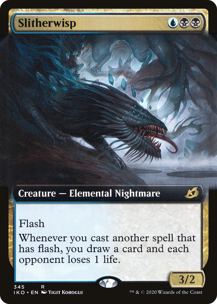 Slitherwisp (Extended Art) (345) [Ikoria: Lair of Behemoths] - Deck Out Gaming