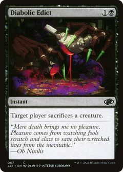 Diabolic Edict (67) [Jumpstart 2022] - Deck Out Gaming