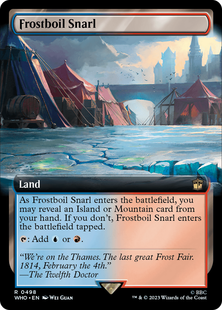 Frostboil Snarl (Extended Art) (498) [Doctor Who] foil - Deck Out Gaming