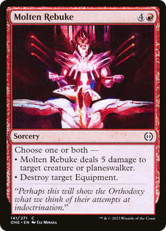 Molten Rebuke (141) [Phyrexia: All Will Be One] foil - Deck Out Gaming