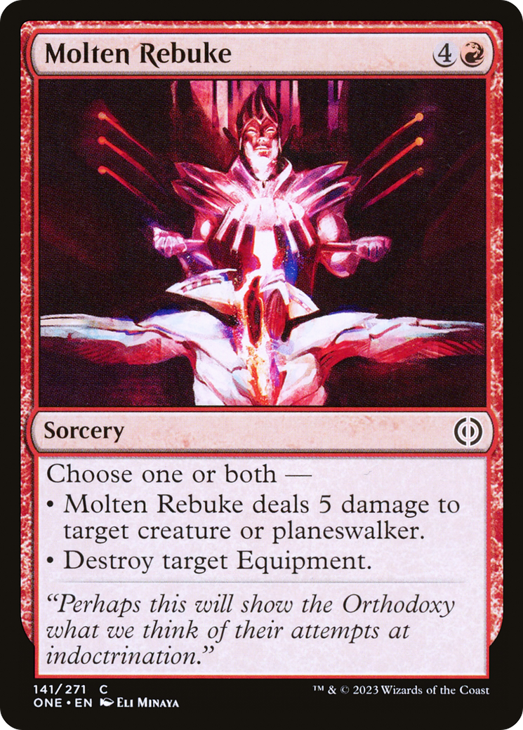 Molten Rebuke (141) [Phyrexia: All Will Be One] - Deck Out Gaming