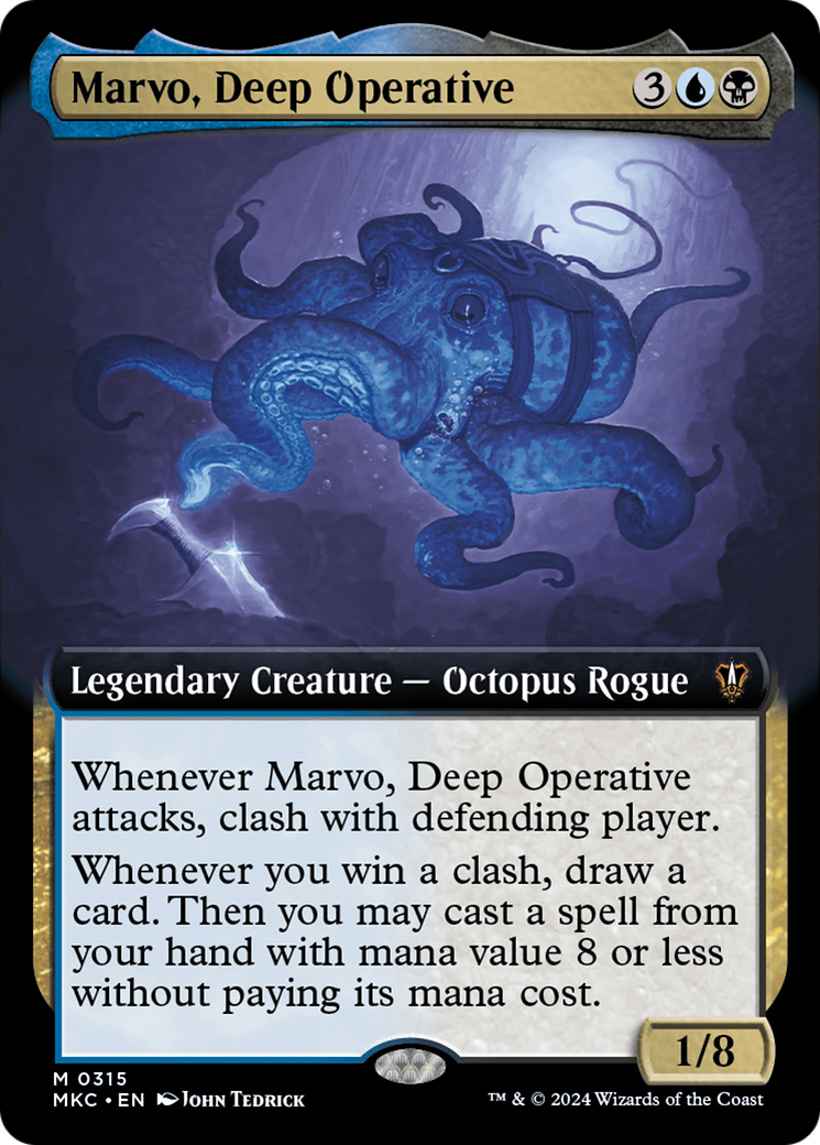 Marvo, Deep Operative (Extended Art) (315) [Murders at Karlov Manor Commander] - Deck Out Gaming