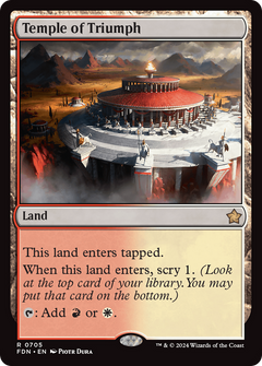 Temple of Triumph (705) [Foundations] - Deck Out Gaming