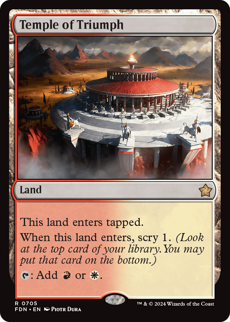Temple of Triumph (705) [Foundations] - Deck Out Gaming