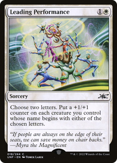 Leading Performance (18) [Unfinity] - Deck Out Gaming