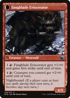 Fangblade Brigand (139) [Innistrad: Midnight Hunt] foil - Deck Out Gaming