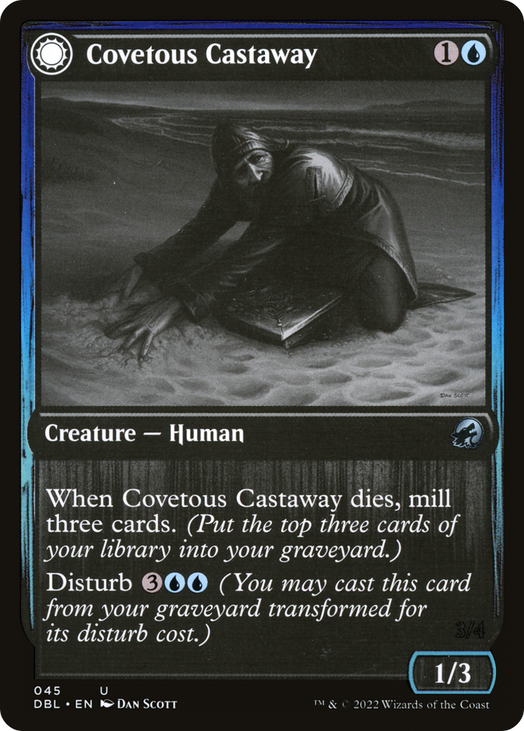 Covetous Castaway (45) [Innistrad: Double Feature] foil - Deck Out Gaming