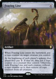 Fraying Line (Extended Art) (597) [Commander Legends: Battle for Baldur's Gate] - Deck Out Gaming