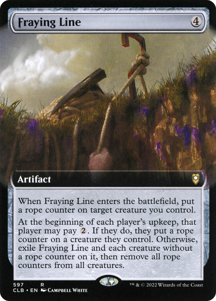 Fraying Line (Extended Art) (597) [Commander Legends: Battle for Baldur's Gate] - Deck Out Gaming