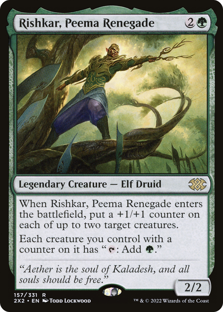 Rishkar, Peema Renegade (157) [Double Masters 2022] foil - Deck Out Gaming