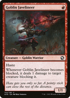 Goblin Javelineer (144) [Adventures in the Forgotten Realms] foil - Deck Out Gaming