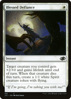 Blessed Defiance (156) [Jumpstart 2022] - Deck Out Gaming