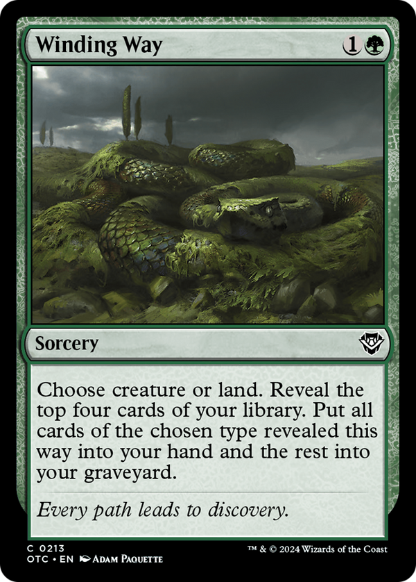 Winding Way (213) [Outlaws of Thunder Junction Commander] - Deck Out Gaming