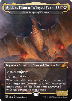 Rodan, Titan of Winged Fury - Vadrok, Apex of Thunder (383) [Ikoria: Lair of Behemoths] - Deck Out Gaming