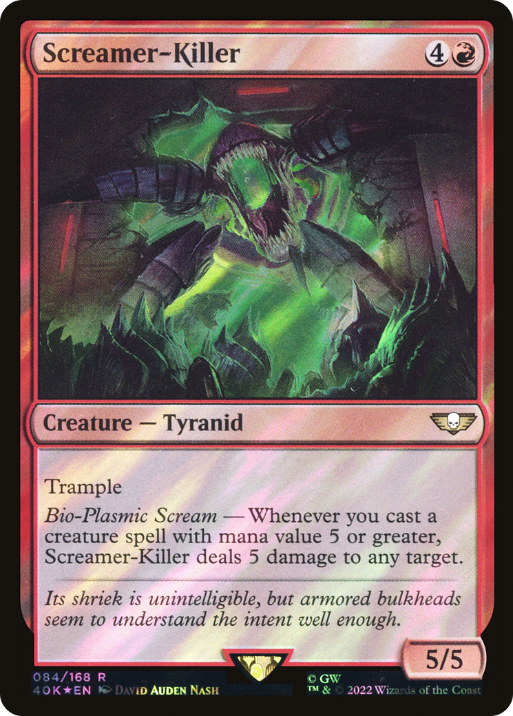 Screamer-Killer (Surge Foil) (84) [Warhammer 40,000 Commander] foil - Deck Out Gaming