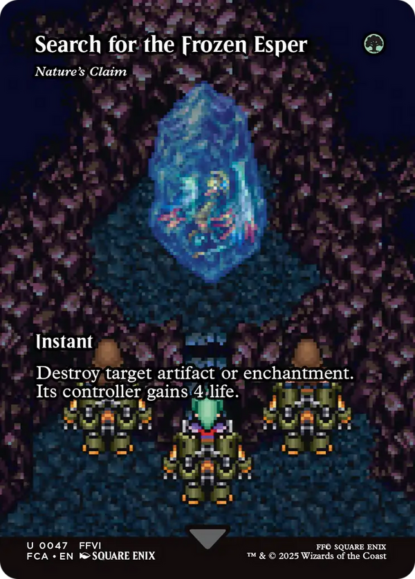 Search for the Frozen Esper - Nature's Claim (Showcase) (47) [FINAL FANTASY: Through the Ages] foil - Deck Out Gaming