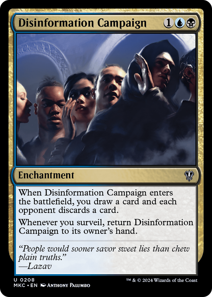 Disinformation Campaign (208) [Murders at Karlov Manor Commander] - Deck Out Gaming