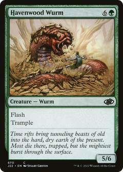 Havenwood Wurm (670) [Jumpstart 2022] - Deck Out Gaming